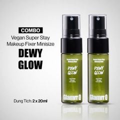 Xịt Khóa Nền Glamrr Q Vegan Super Stay Makeup Fixer