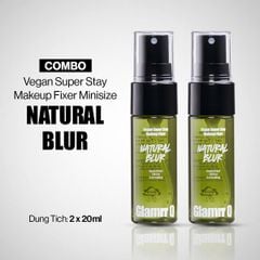 Xịt Khóa Nền Glamrr Q Vegan Super Stay Makeup Fixer