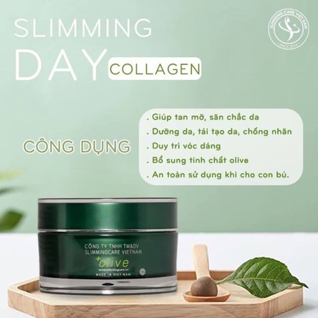 Kem Tan Mỡ Mờ Rạn Slimming Day Collagen Hộp 200g