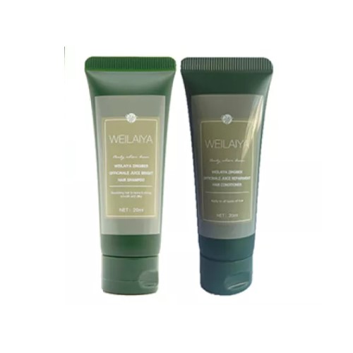 Cặp Gội-Xả Gừng Gừng Hà Thủ Ô Weilaiya - Mini Gội 20ml & Xả 20ml