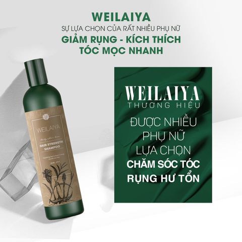 Gội Gừng Hà Thủ Ô Weilaiya Zingiber Chai 400 ml
