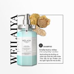 Dầu Gội Phục Hồi Đa Tầng Nấm Truffle Weilaiya White Truffle Lightness Shampoo 450ml
