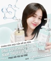 Dầu Xả Phục Hồi Đa Tầng Nấm Truffle Weilaiya White Truffle Hair Nourishing Conditioner 450ml