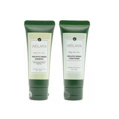 Cặp Gội-Xả Gừng Gừng Hà Thủ Ô Weilaiya - Mini Gội 20ml & Xả 20ml