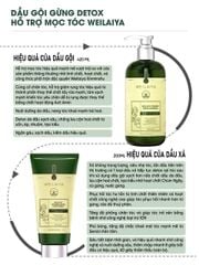 Dầu Xả Weilaiya Luxury Zingiber Detox Shampoo Chai 200ml