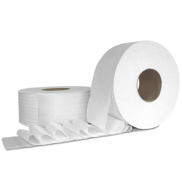 Giấy vệ sinh cuộn lớn Jumbo Roll 2 lớp 700g (10 cuộn)