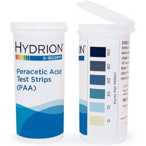 Giấy thử nồng độ hóa chất Test Strip Peracetic Acid