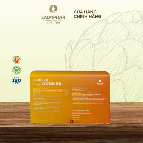 LADO TEA TRÀ TÚI LỌC GỪNG SẢ