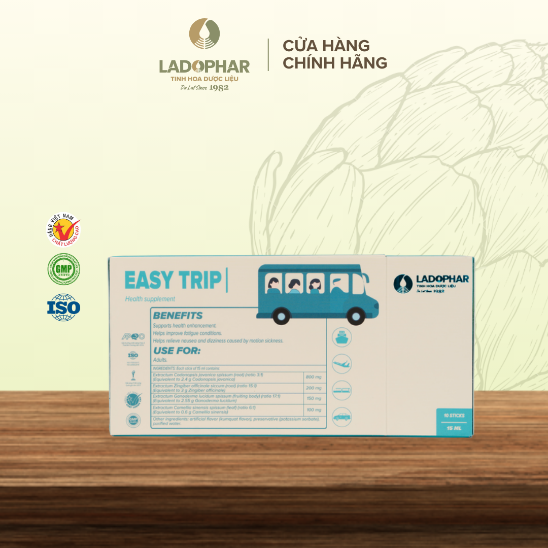 Hỗ trợ say tàu xe EASY TRIP