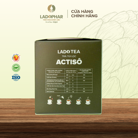 LADO TEA TRÀ TÚI LỌC ACTISÔ