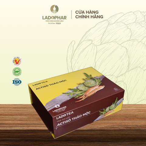 LADO TEA TRÀ TÚI LỌC ACTISÔ THẢO MỘC
