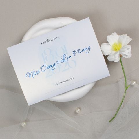 Thiệp Cưới Chibi Pastel Lời Ngỏ Tình Yêu Chân Thành - TILA-D TK07