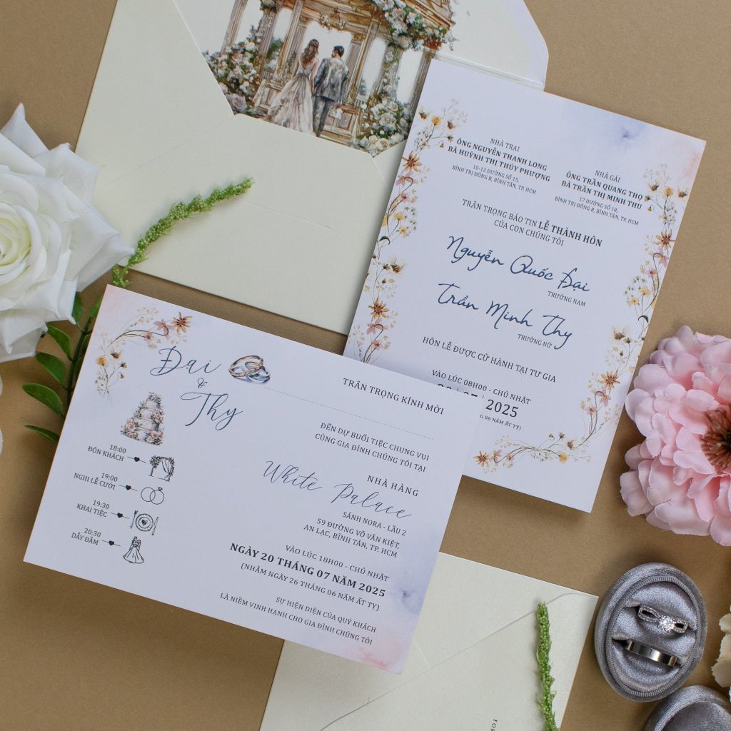 Thiệp cưới Giấc Mơ Cổ Tích - TLC-TK03