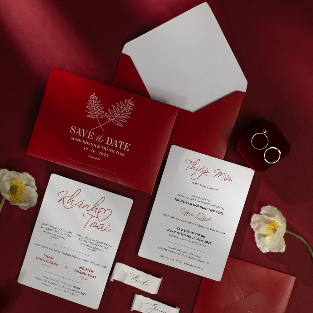 Thiệp Cưới Khánh Toại Nét Chữ Nên Duyên - CS50