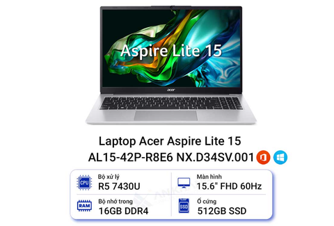  Laptop Acer Aspire Lite 15 AL15-42P-R8E6 NX.D34SV.001 