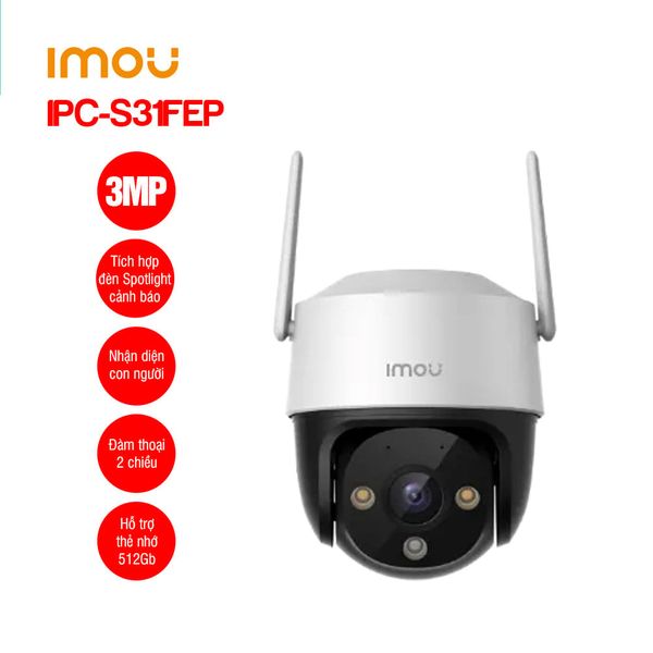 Camera Wifi Full Color IMOU IPC-S31FEP (Cruiser SE+ 3MP) 