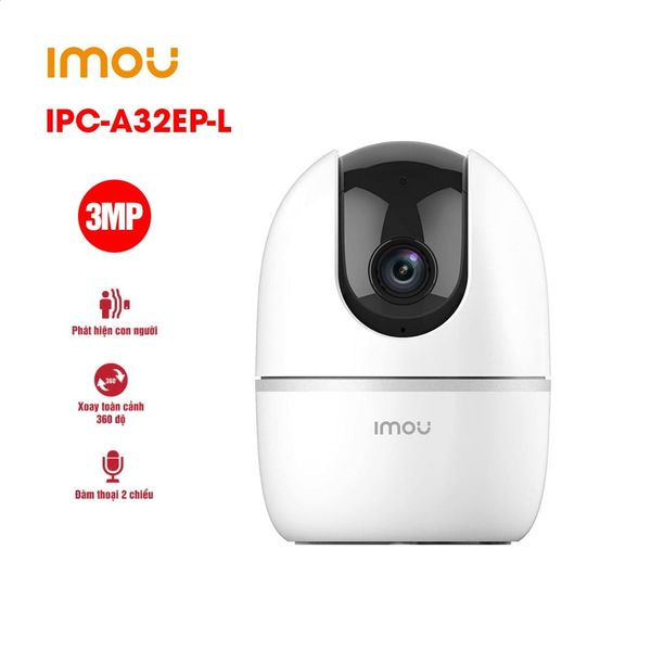  Camera wifi trong nhà quay quét 3MP IMOU IPC-A32EP-L 