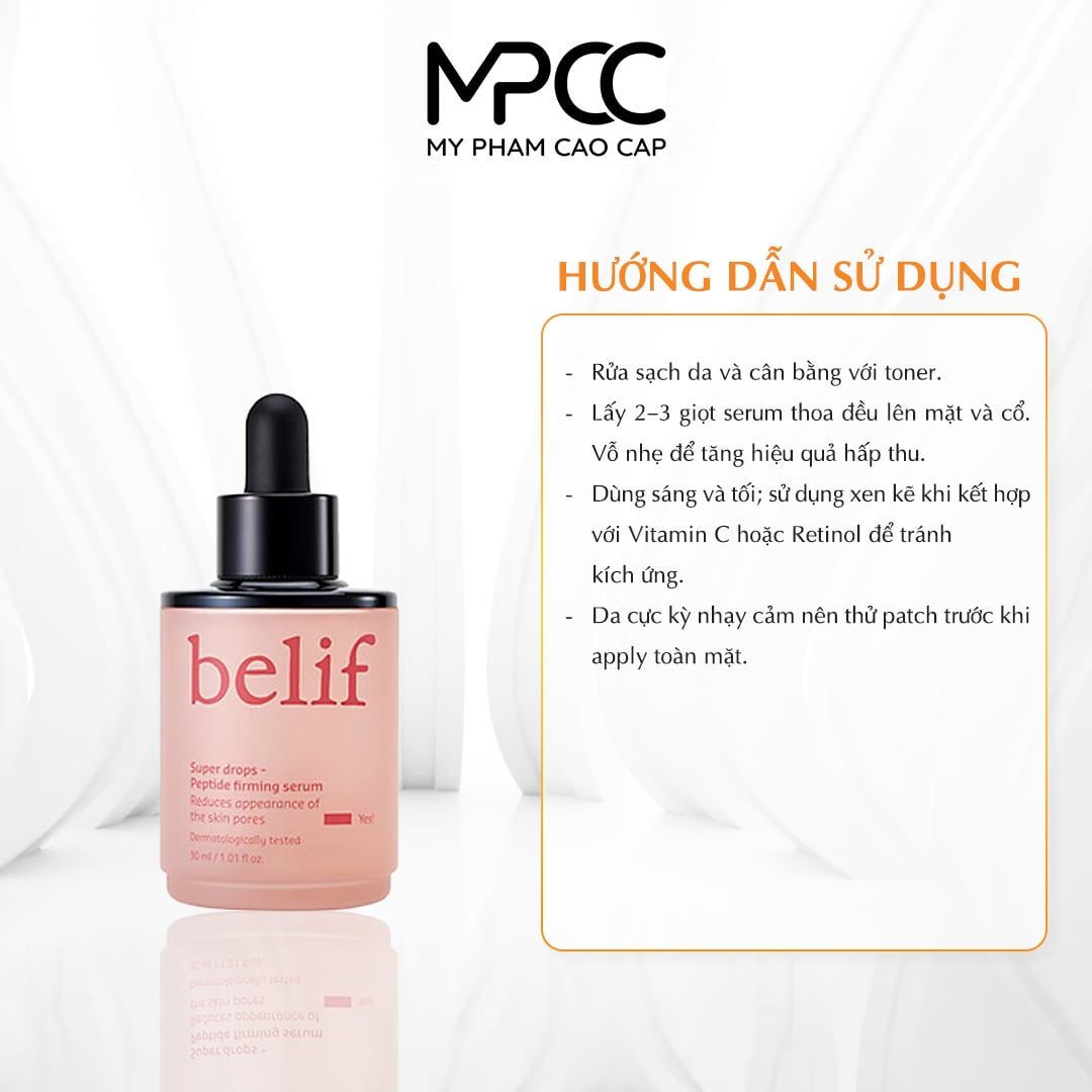  Belif Super Drops Peptide Firming Serum 30ml 