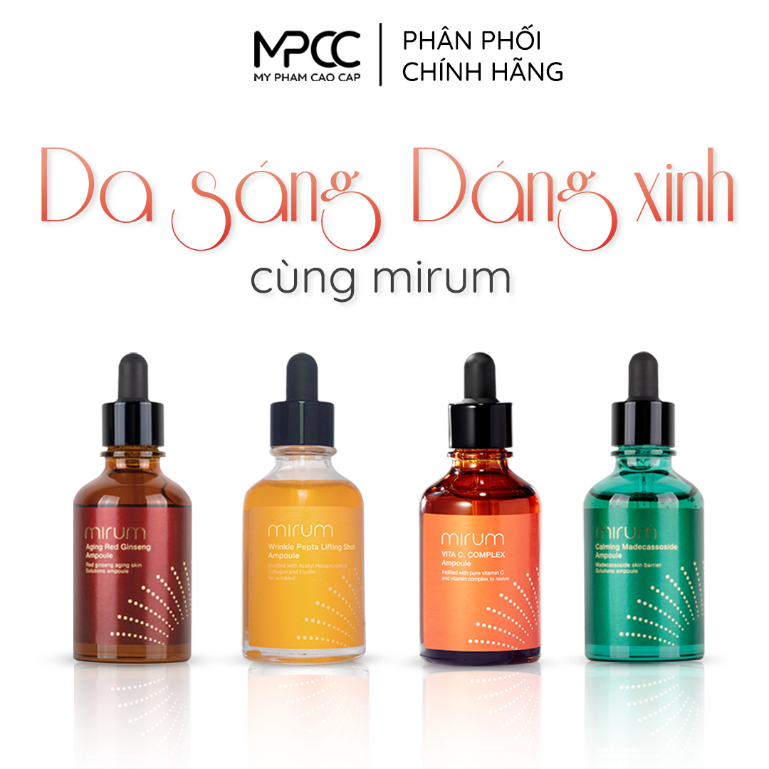  Combo 4 tinh chất dưỡng da Mirum 