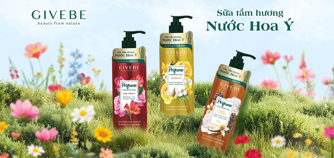 Thương hiệu mỹ phẩm thiên nhiên GIVEBE