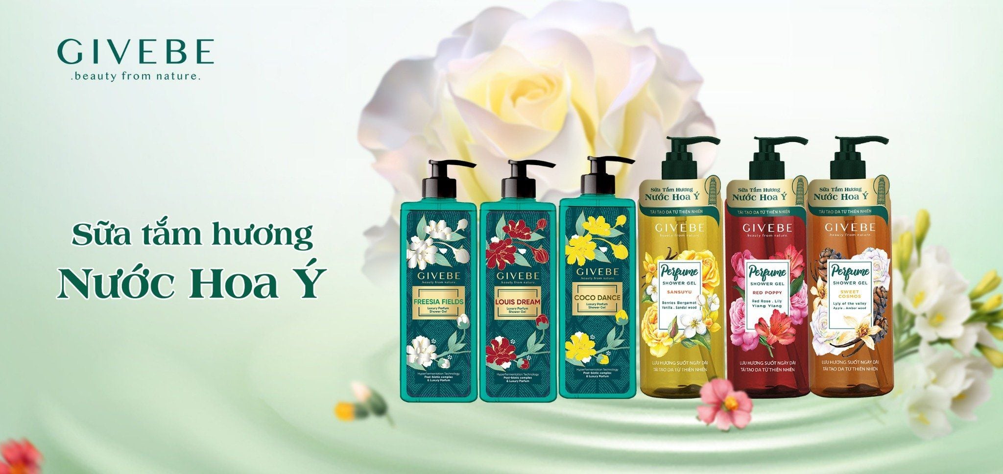 Thương hiệu mỹ phẩm thiên nhiên GIVEBE