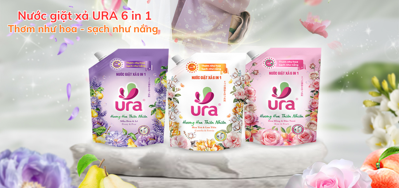 Thương hiệu Nước giặt xả cao cấp Ura
