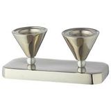  Elegant aluminum candlesticks 5.5CM 