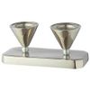  Elegant aluminum candlesticks 5.5CM 