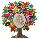  Hebrew Business Blessing Tree 20 cm 