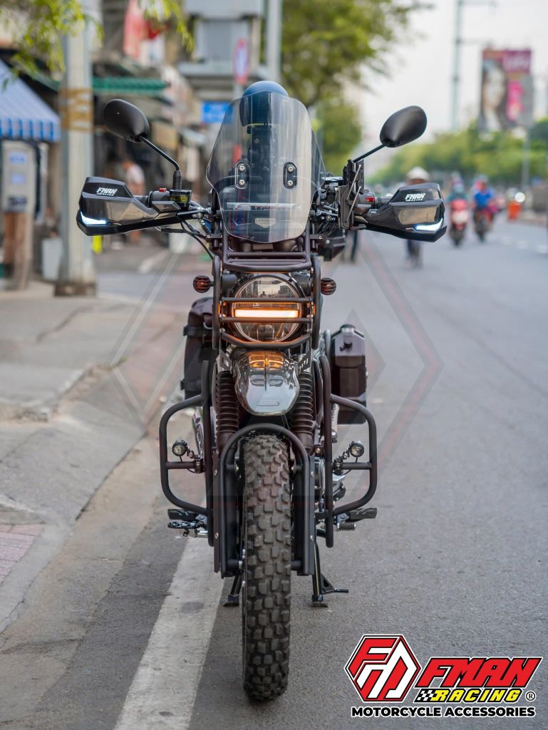 Bảo vệ tay thắng nhôm Adventure có đèn