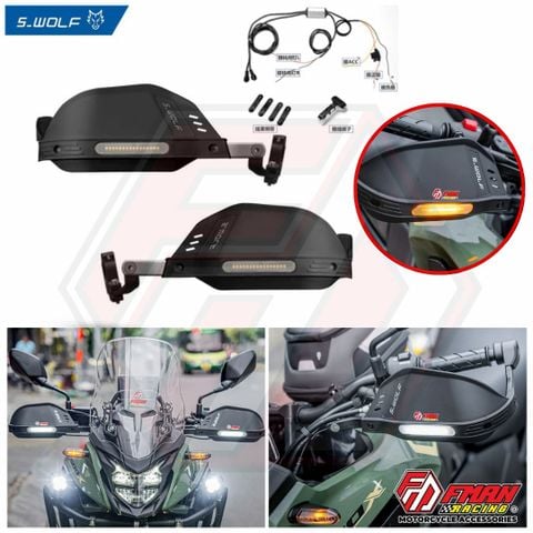 Bảo vệ tay thắng S-WOLF tích hợp xi nhan chính hãng