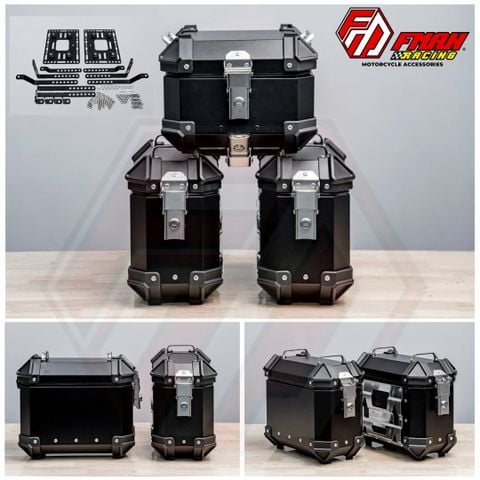 Bộ 3 thùng nhôm MINI Universal 18L – Gắn mọi xe