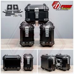 Bộ 3 thùng nhôm MINI Universal 18L – Gắn mọi xe