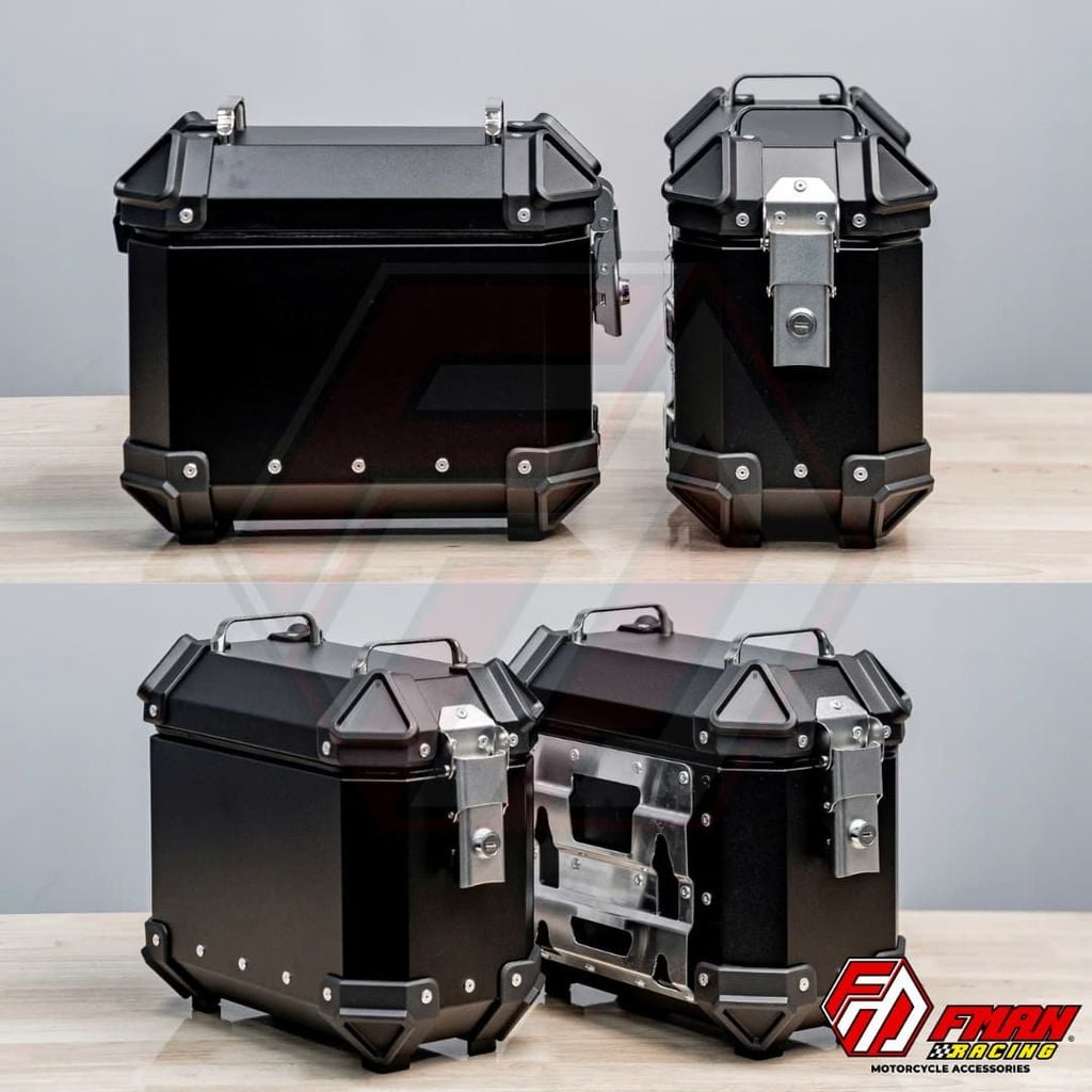 Bộ 3 thùng nhôm MINI Universal 18L – Gắn mọi xe