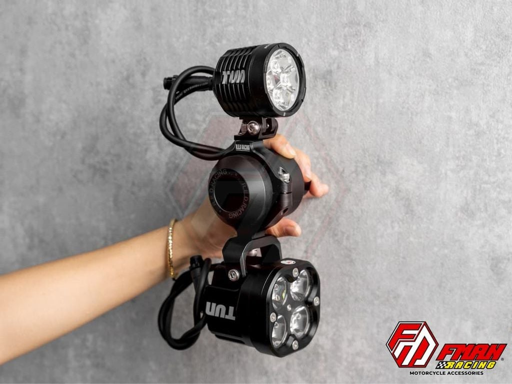 Pat bắt đèn trợ sáng RED Racing 60mm chính hãng