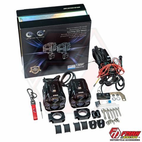 Đèn trợ sáng BMA H-P118 chính hãng- 130W - Full phụ kiện nhiều chế độ sáng