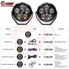 Đèn trợ sáng GR X5 chính hãng