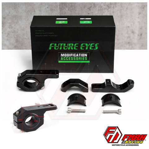 Pat bắt đèn trợ sáng chữ P Future Eyes CNC chính hãng