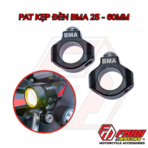 Pat bắt đèn trợ sáng BMA CNC chính hãng 25 - 60mm
