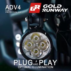 Đèn trợ sáng GR ADV4 BMW R1250 GSA chính hãng