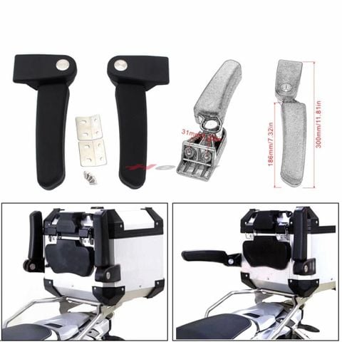 Tay vịn thùng nhôm sau gập gọn