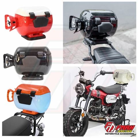 Thùng GAS MINI 15L lắp sau xe máy