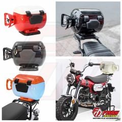 Thùng GAS MINI 15L lắp sau xe máy
