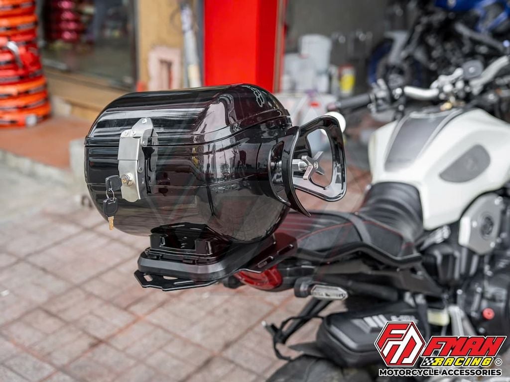 Thùng GAS MINI 15L lắp sau xe máy