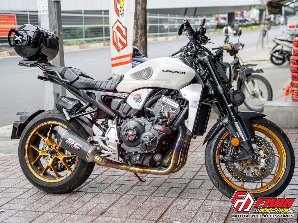 Thùng GAS MINI 15L lắp sau xe máy