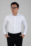  Áo sơ mi nam dài tay màu trắng không túi GENTITI by Thái Tuấn -  1C803HAKT101 