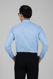  Áo sơ mi nam dài tay xanh không túi GENTITI By Thái Tuấn - 1C803HAKT005 
