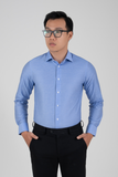  Áo sơ mi nam tay dài màu xanh Navy sáng không túi GENTITI by Thái Tuấn - 1C805HAKT018 