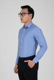  Áo sơ mi nam tay dài màu xanh Navy sáng không túi GENTITI by Thái Tuấn - 1C805HAKT018 