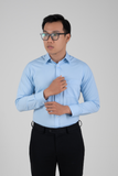  Áo sơ mi nam dài tay xanh có túi GENTITI By Thái Tuấn - 1C815HAKT005 
